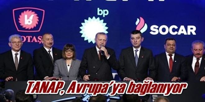 TANAP, Avrupa´ya bağlanıyor