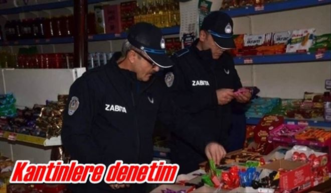 Kantinlere denetim