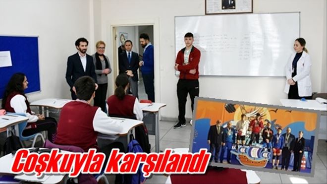 Coşkuyla karşılandı