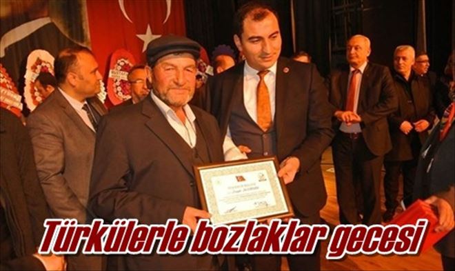 Türkülerle bozlaklar gecesi 