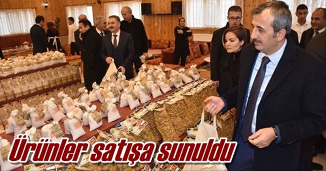 Ürünler satışa sunuldu