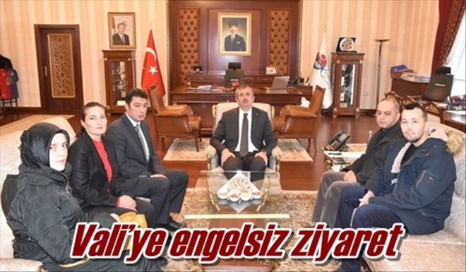 Vali´ye engelsiz ziyaret