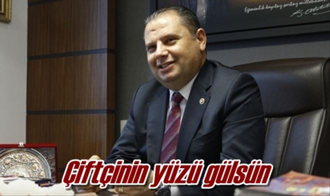 Çiftçinin yüzü gülsün