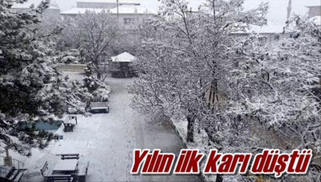 Yılın ilk karı düştü