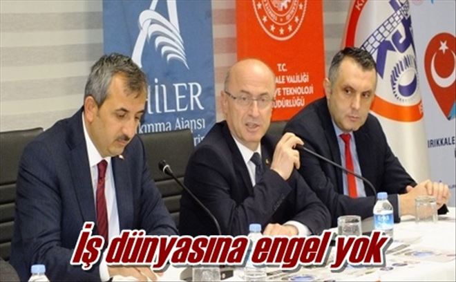 İş dünyasına engel yok
