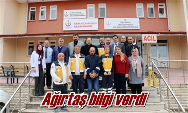 Ağırtaş bilgi verdi