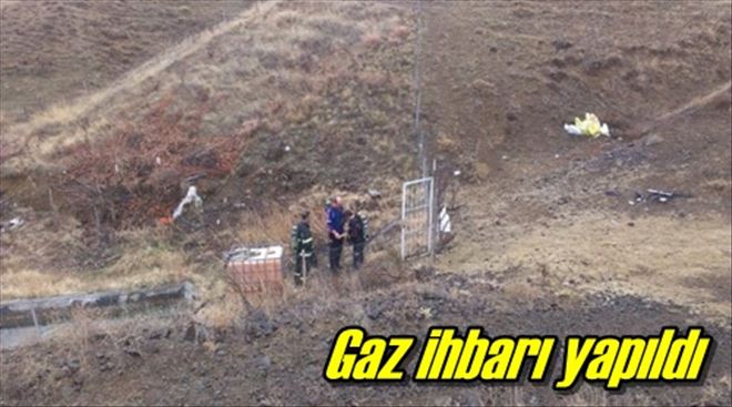 Gaz ihbarı yapıldı