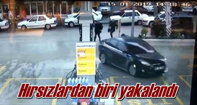 Hırsızlardan biri yakalandı