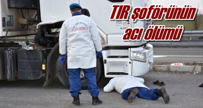 TIR şoförünün acı ölümü