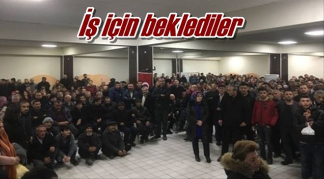 Vatandaşın iş umudu