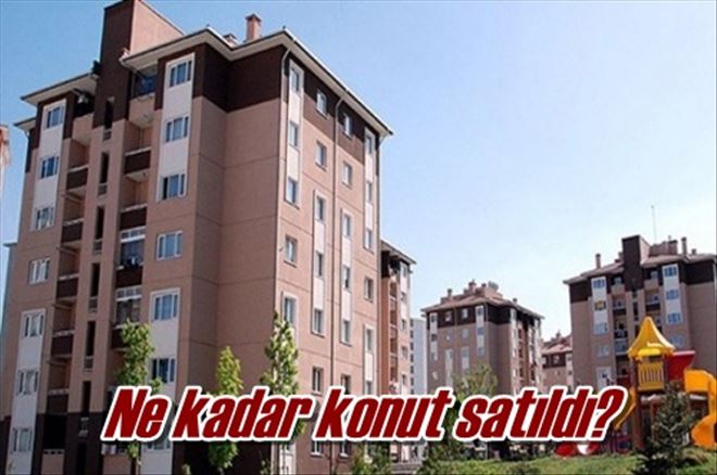 Ne kadar konut satıldı?