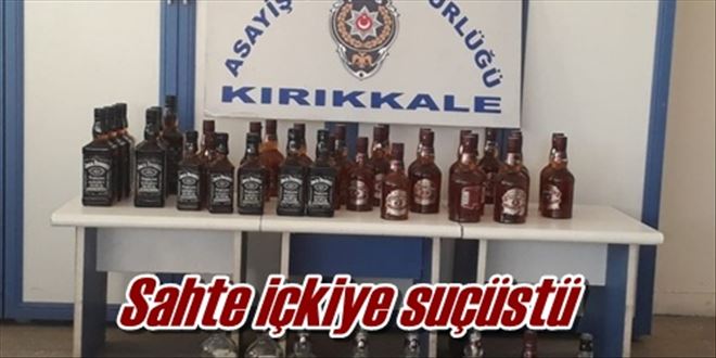 Sahte içkiye suçüstü