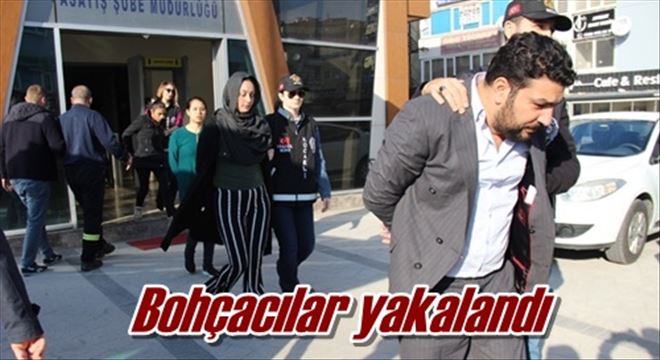Bohçacılar yakalandı