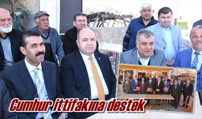 Cumhur ittifakına destek