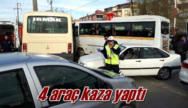 Zincirleme kaza oldu