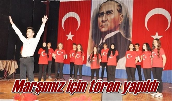 İstiklal Marşı töreni