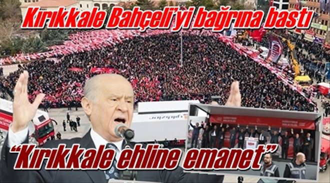 Bahçeli Kırıkkale´ye geldi