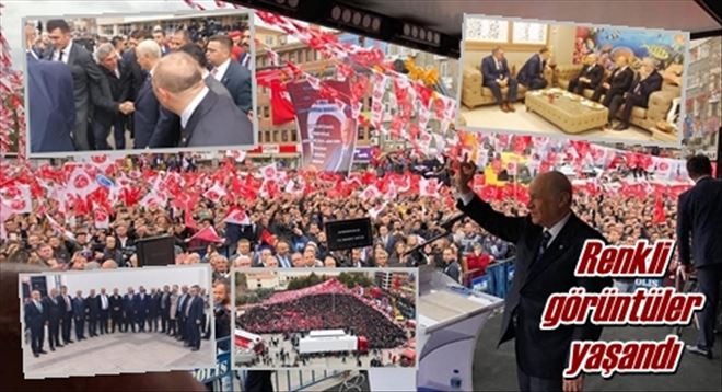 Renkli görüntüler yaşandı