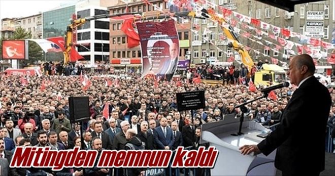 Bahçeli´den teşekkür