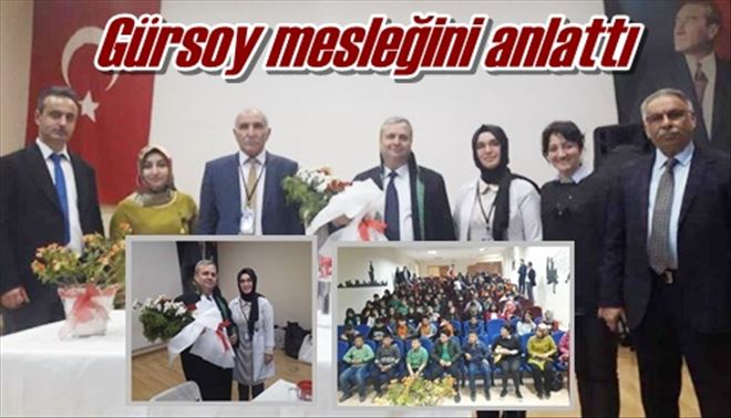 Gürsoy mesleğini anlattı