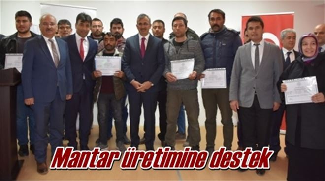 Mantar üretimine destek