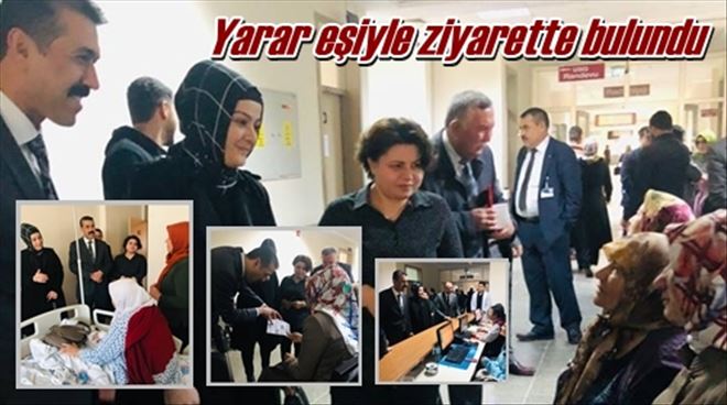 Hastaları ziyaret ettiler