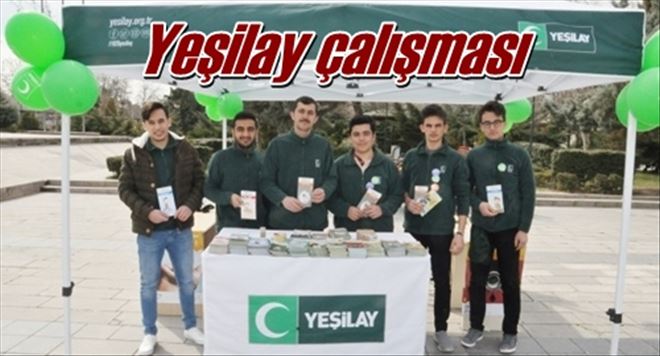 Yeşilay çalışması