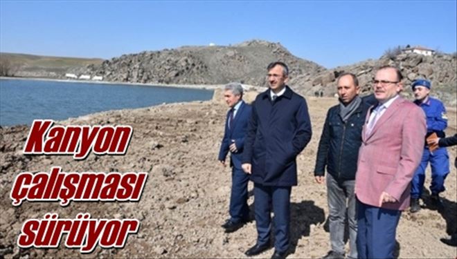 Kanyon çalışması sürüyor