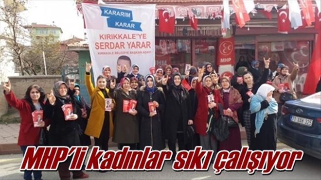 Kadınlar sıkı çalışıyor