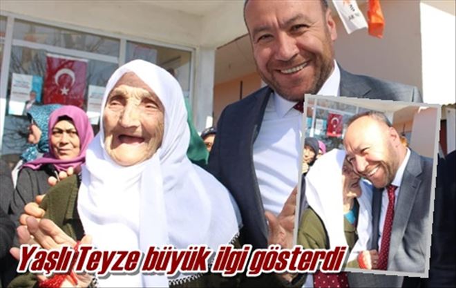 Yaşlı Teyze büyük ilgi gösterdi