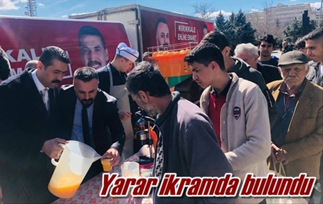 Yarar ikramda bulundu