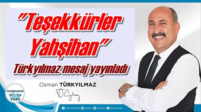 Teşekkürler Yahşihan