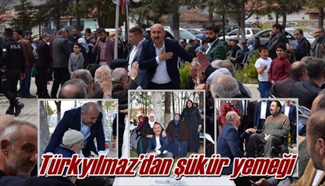 Türkyılmaz´dan şükür yemeği