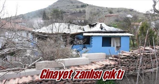 Cinayet zanlısı çıktı