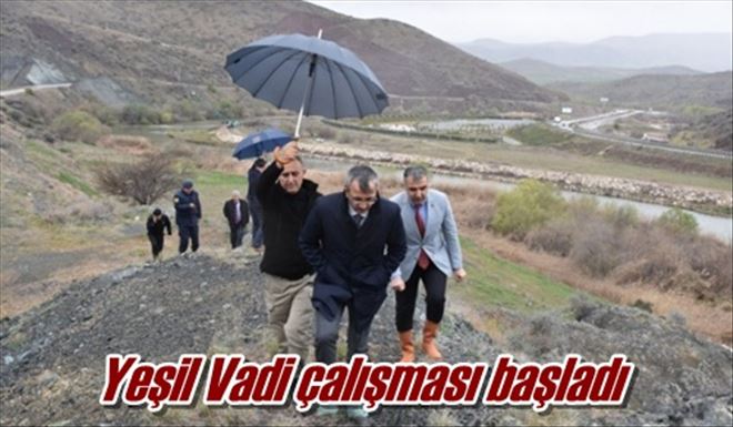 Yeşil Vadi çalışması başladı