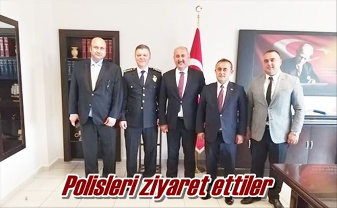 Polisleri ziyaret ettiler