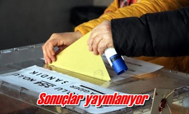 Sonuçlar yayınlanıyor