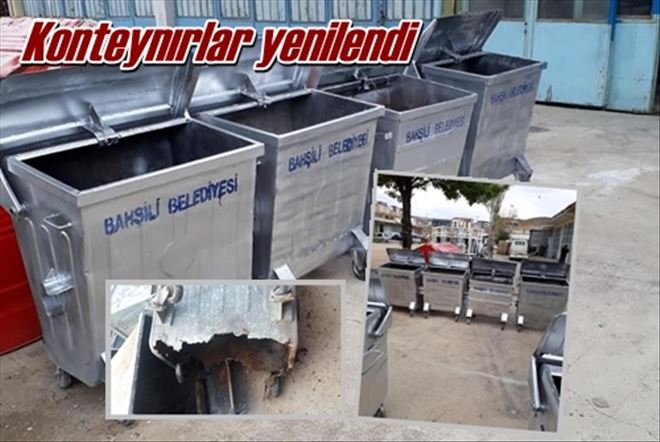 Konteynırlar Yenilendi