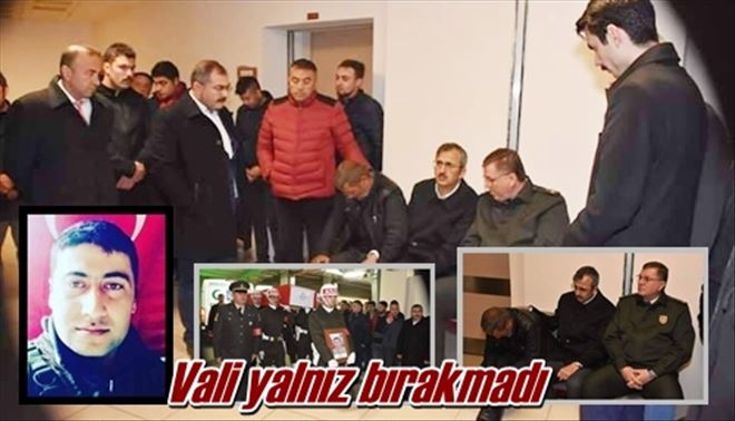 Vali yalnız bırakmadı