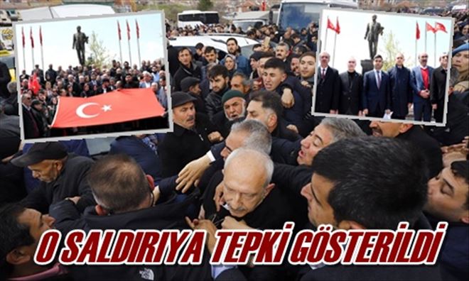 O SALDIRIYA TEPKİ GÖSTERİLDİ