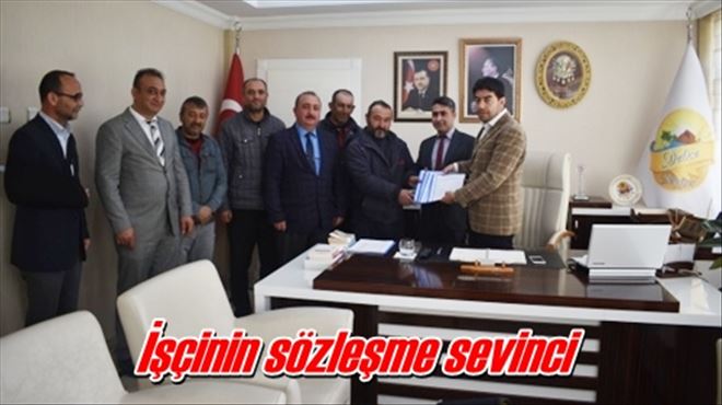 İşçinin sözleşme sevinci