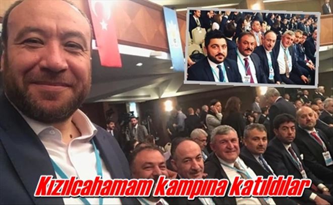 Kızılcahamam kampına katıldılar