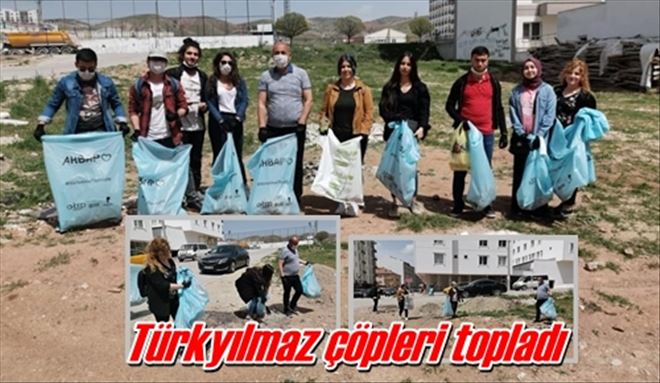 Türkyılmaz çöpleri topladı