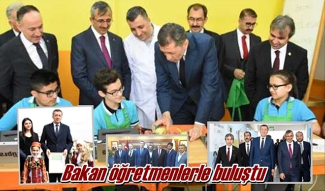 Bakan öğretmenlerle buluştu