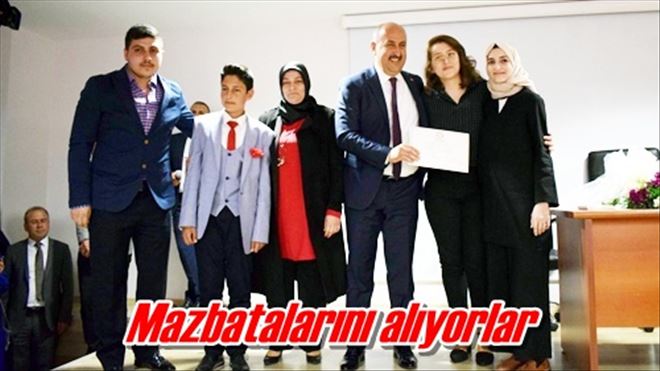 Mazbatalarını alıyorlar