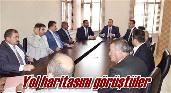 Yol haritasını görüştüler