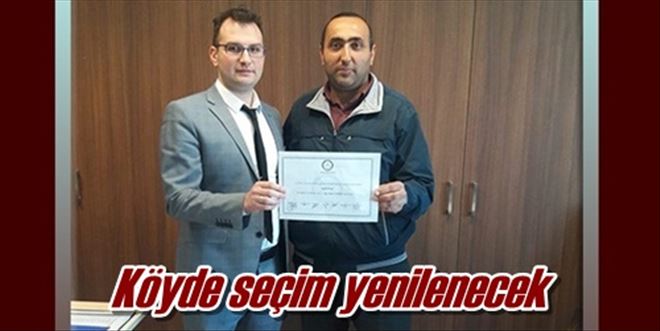 Köyde seçim yenilenecek