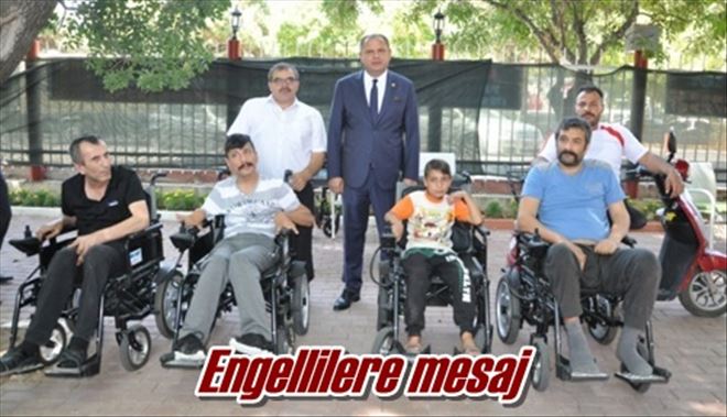 Engellilere mesaj 