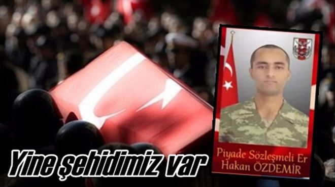 Yine şehidimiz var