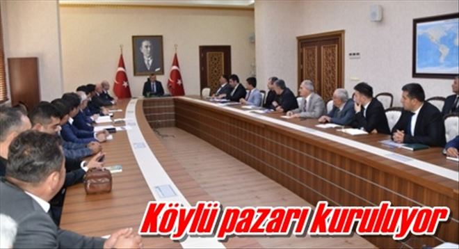 Köylü pazarı kuruluyor